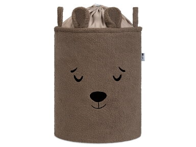 SIPO Toy Storage Basket XL Premium Bouclé Edition bear brown 35x35x45cm BB02 SIPO Toy Storage Basket XL Premium Bouclé Edition bear brown 35x35x45cm BB02