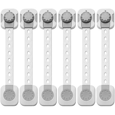SIPO apsauga smart lock stalčiams durelėms 6 vnt SBS-214 SIPO apsauga smart lock stalčiams durelėms 6 vnt SBS-214