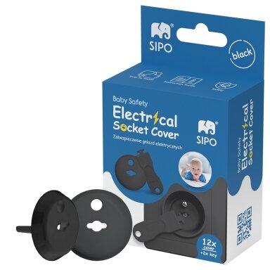 SIPO apsaugos rozetėms 12 vnt SBS-C10B SIPO apsaugos rozetėms 12 vnt SBS-C10B