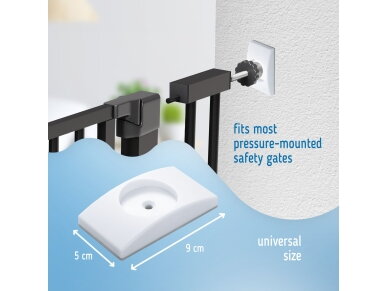 SIPO wall protector pads for safety gates 4 pcs white SBSWP01 2 SIPO wall protector pads for safety gates 4 pcs white SBSWP01 2