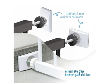 SIPO wall protector pads for safety gates 4 pcs white SBSWP01 4