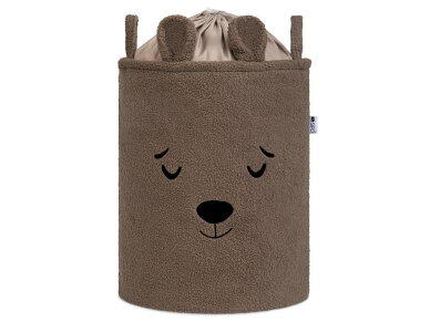 SIPO Toy Storage Basket XL Premium Bouclé Edition bear brown 35x35x45cm BB02 SIPO Toy Storage Basket XL Premium Bouclé Edition bear brown 35x35x45cm BB02