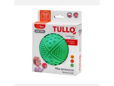 Tullo rubber - educational ball 6 cm, green 470 Tullo rubber - educational ball 6 cm, green 470