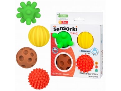Tullo sensory balls 4 without holes pcs., 495 Tullo sensory balls 4 without holes pcs., 495