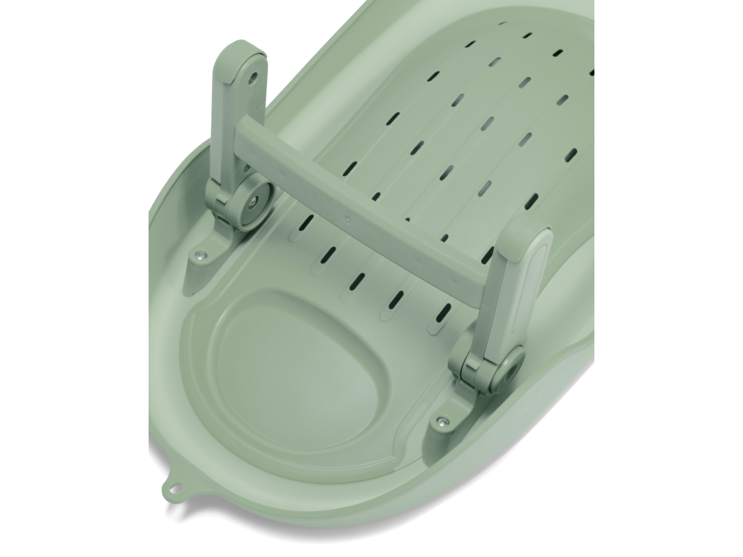 Twistshake Luxury Bath Kit sage- Foldable baby bathtub with bath stand v2 79353 20