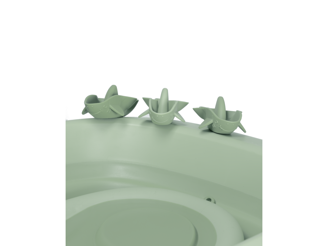 Twistshake Luxury Bath Kit sage- Foldable baby bathtub with bath stand v2 79353 5