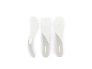 Twistshake Learn Cutlery 6+m White 78207 Twistshake Learn Cutlery 6+m White 78207