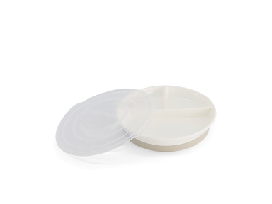 Twistshake Divided Plate 6+m White 78177 Twistshake Divided Plate 6+m White 78177