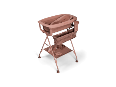 Luxury Bath Kit Warm Blush - Foldable Baby Bathtub & Stand 79354 Luxury Bath Kit Warm Blush - Foldable Baby Bathtub & Stand 79354