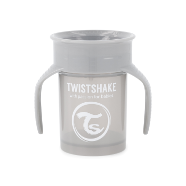 Twistshake buteliukas 360 nuo 6mėn pilkas 78930 Twistshake buteliukas 360 nuo 6mėn pilkas 78930