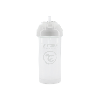 Twistshake buteliukas su šiaudeliu 360 ml nuo 6mėn baltas 78592 Twistshake buteliukas su šiaudeliu 360 ml nuo 6mėn baltas 78592