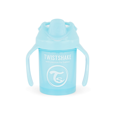 Twistshake puodelis mini mėlynas nuo 4mėn 230 ml 78268 Twistshake puodelis mini mėlynas nuo 4mėn 230 ml 78268