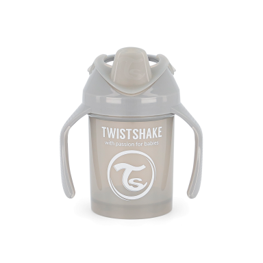 Twistshake puodelis mini pilkas nuo 4mėn 230 ml 78272 Twistshake puodelis mini pilkas nuo 4mėn 230 ml 78272