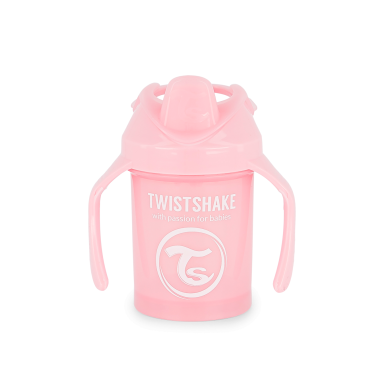 Twistshake puodelis mini rožinis nuo 4mėn 230 ml 78267 Twistshake puodelis mini rožinis nuo 4mėn 230 ml 78267