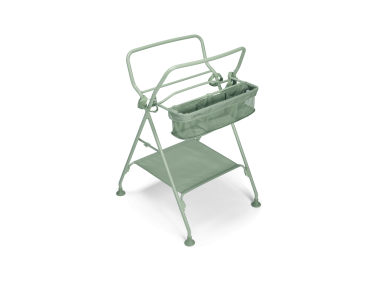 Twistshake Luxury Bath Kit sage- Foldable baby bathtub with bath stand v2 79353 16