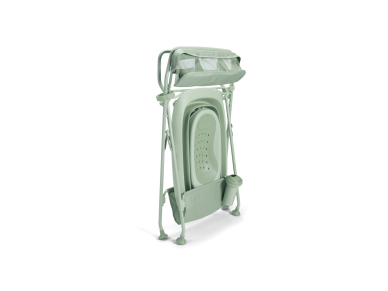 Twistshake Luxury Bath Kit sage- Foldable baby bathtub with bath stand v2 79353 17