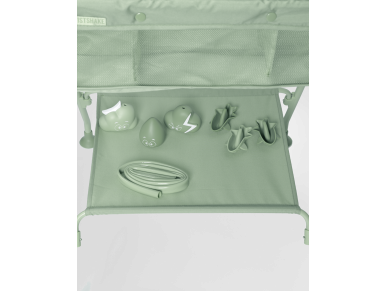 Twistshake Luxury Bath Kit sage- Foldable baby bathtub with bath stand v2 79353 4