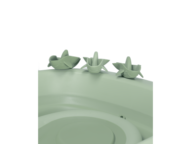 Twistshake Luxury Bath Kit sage- Foldable baby bathtub with bath stand v2 79353 5