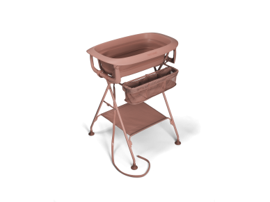Luxury Bath Kit Warm Blush - Foldable Baby Bathtub & Stand 79354 12 Luxury Bath Kit Warm Blush - Foldable Baby Bathtub & Stand 79354 12