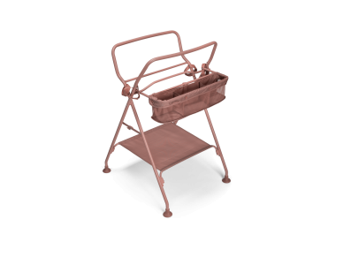 Luxury Bath Kit Warm Blush - Foldable Baby Bathtub & Stand 79354 1