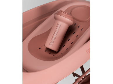 Luxury Bath Kit Warm Blush - Foldable Baby Bathtub & Stand 79354 4