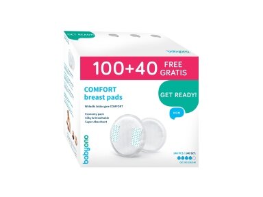 BabyOno COMFORT Breast Pads 140 pcs. BabyOno COMFORT Breast Pads 140 pcs.