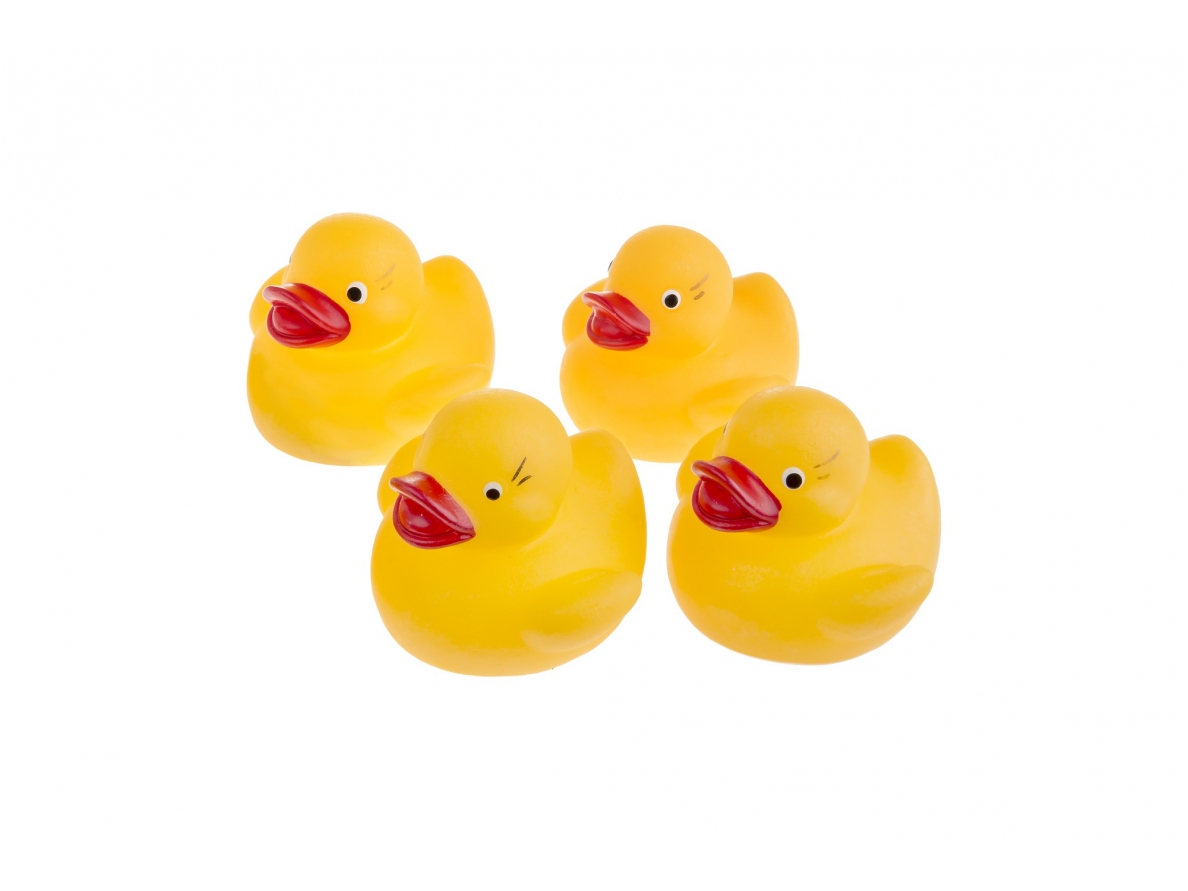 Rubber ducks for bathing 4 pcs., 012