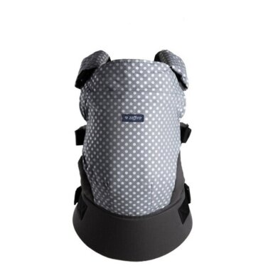 Zaffiro nešioklė ergonominė, pilkas, balti taškiukai, Care Zaffiro nešioklė ergonominė, pilkas, balti taškiukai, Care