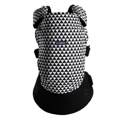 Zaffiro nešioklė ergonominė, juoda - balta, Care Zaffiro nešioklė ergonominė, juoda - balta, Care