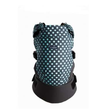 Zaffiro nešioklė ergonominė, pilkas, mėtiniai taškiukai, Care Zaffiro nešioklė ergonominė, pilkas, mėtiniai taškiukai, Care