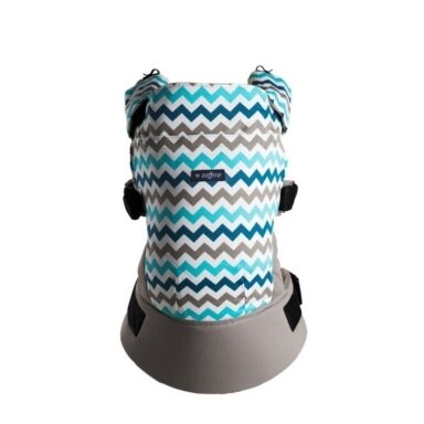 Zaffiro nešioklė ergonominė pilkas, zigzagai, Care Zaffiro nešioklė ergonominė pilkas, zigzagai, Care